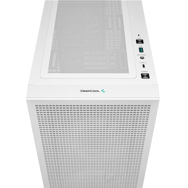 DeepCool CH360 mATX Airflow Case, White(Open Box)