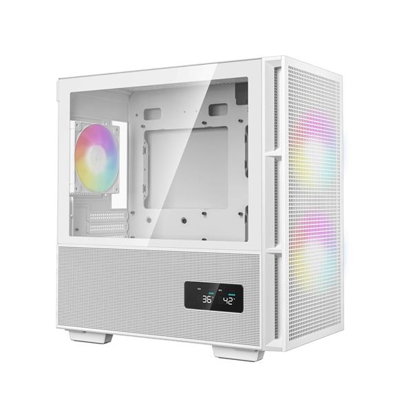 DeepCool CH360 Digital mATX Airflow Case, White(Open Box)