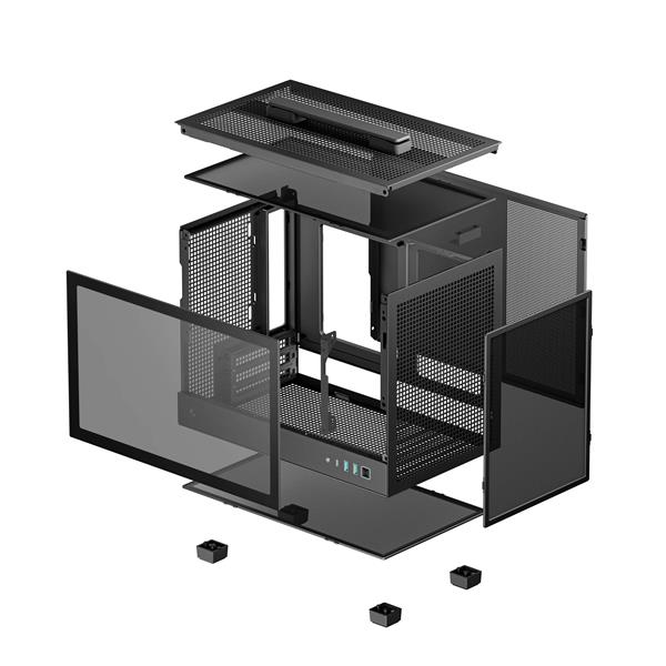 DeepCool CH160 Mini-ITX PC Case, Black(Open Box)