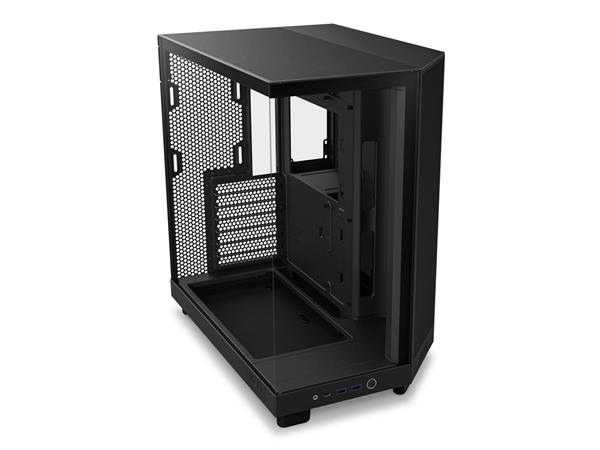 NZXT H6 FLOW Compact Dual-Chamber Mid-Tower Airflow Case, Black(Open Box)