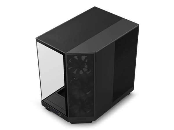 NZXT H6 FLOW Compact Dual-Chamber Mid-Tower Airflow Case, Black(Open Box)