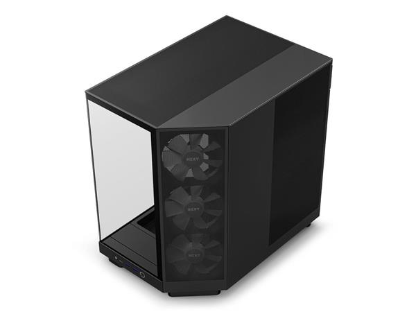 NZXT H6 FLOW RGB Compact Dual-Chamber Mid-Tower Airflow Case, Black