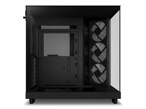 NZXT H6 FLOW RGB Compact Dual-Chamber Mid-Tower Airflow Case, Black