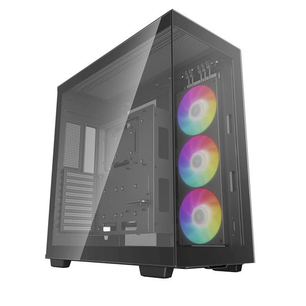 DeepCool CH780 ATX Panoramic Case, Black(Open Box)