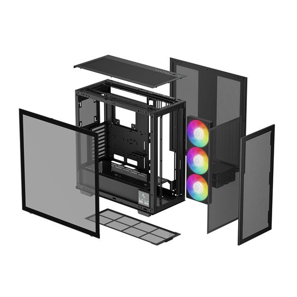 DeepCool MORPHEUS ATX Airflow Case, Black(Open Box)