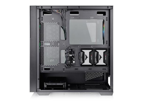 THERMALTAKE Divider 370 TG ARGB Computer Case, Black