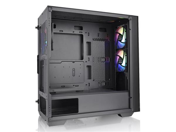 THERMALTAKE Divider 370 TG ARGB Computer Case, Black