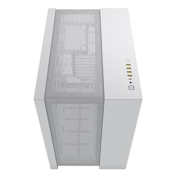 CORSAIR 6500D Airflow Tempered Glass Super Mid-Tower, White