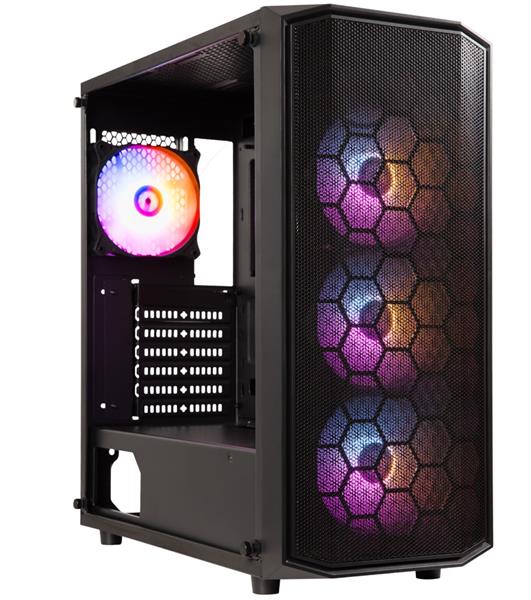 BitFenix Garen Case ATX, USB3.0*2 /USB2.0*1, 4 Fans RGB