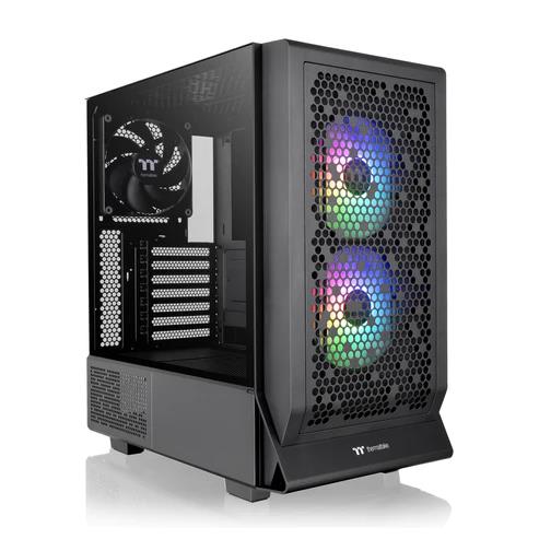 THERMALTAKE Ceres 330 TG ARGB Mid Tower Computer Case, Black