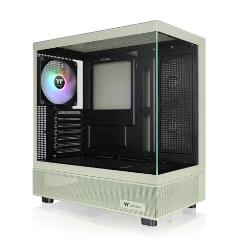 THERMALTAKE View 270 TG ARGB with 3 x 120mm ARGB Lite Fan Mid-Tower Case, Matcha Green