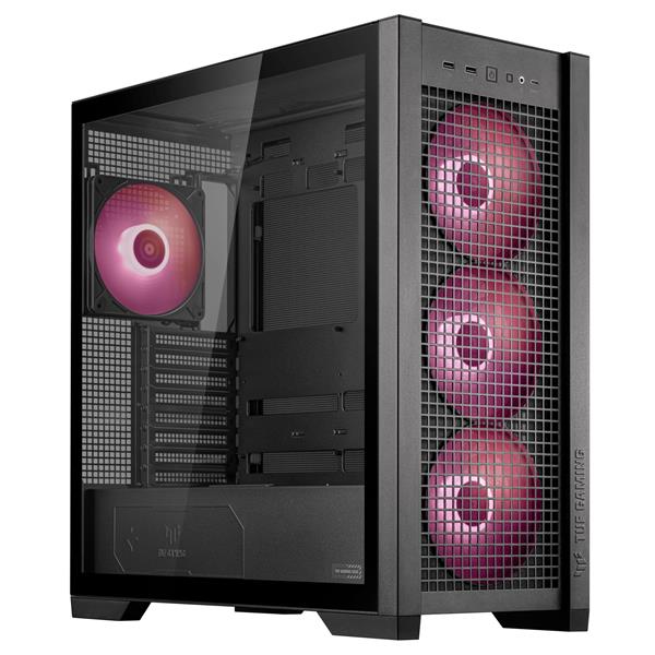 Asus TUF Gaming GT302 ARGB ATX Mid-Tower Case, Black