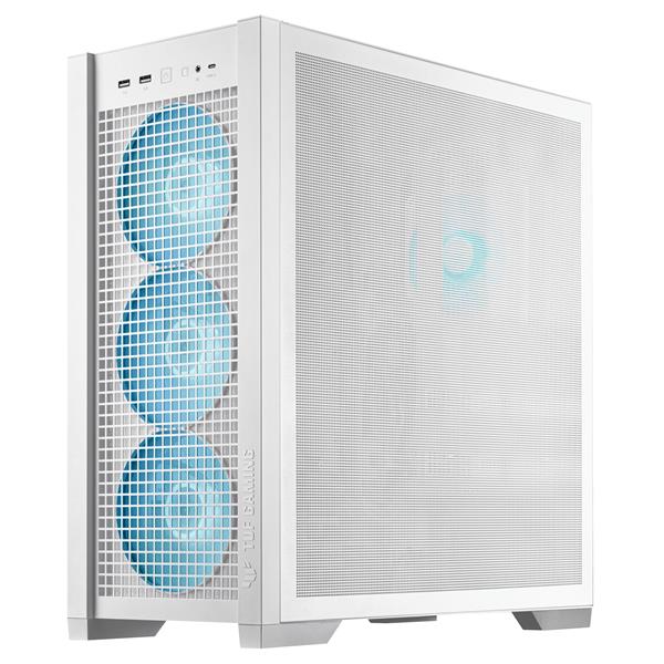 Asus TUF Gaming GT302 ARGB ATX Mid-Tower Case, White(Open Box)