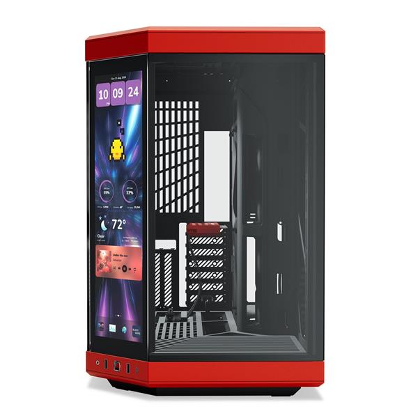 HYTE Y70 Touch Infinite Case, Black Cherry