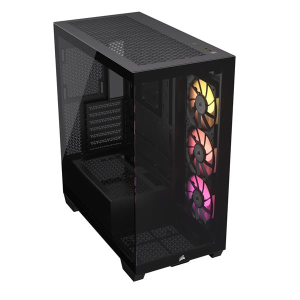 CORSAIR iCUE LINK 3500X RGB Mid-Tower PC Case, Black(Open Box)