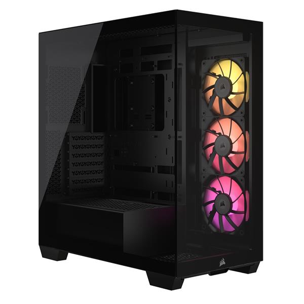 CORSAIR iCUE LINK 3500X RGB Mid-Tower PC Case, Black(Open Box)