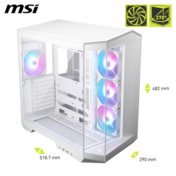 MSI MAG PANO 100R PZ, White