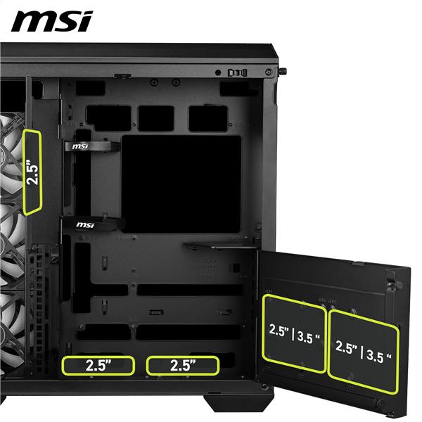 MSI MAG PANO 100R PZ, Black