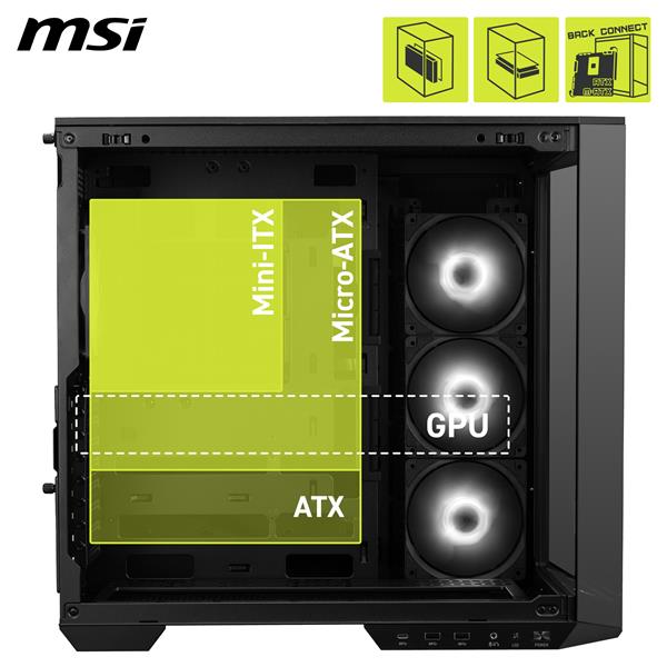 MSI MAG PANO 100R PZ, Black