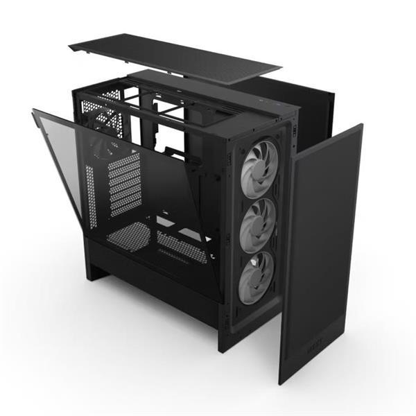 NZXT H5 Flow RGB Case, Black