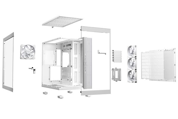 be quiet! LIGHT BASE 600 LX ATX RGB Case, White