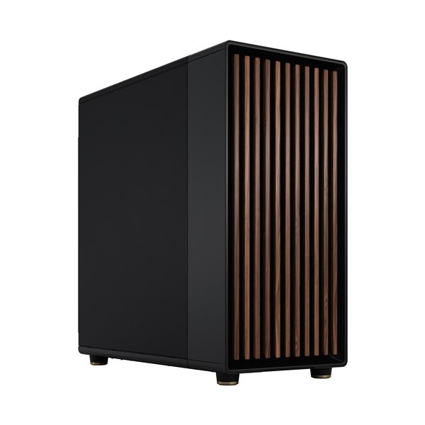 FRACTAL DESIGN North XL EATX ATX mATX Mid Tower PC Case - Charcoal Black Chassis with Walnut Front and Mesh Side Panel(Open Box)