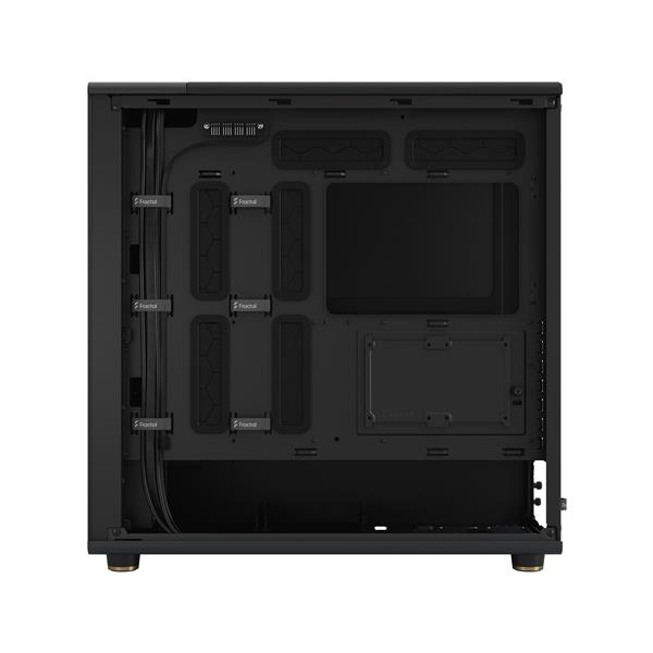 FRACTAL DESIGN North XL EATX ATX mATX Mid Tower PC Case - Charcoal Black Chassis with Walnut Front and Mesh Side Panel(Open Box)