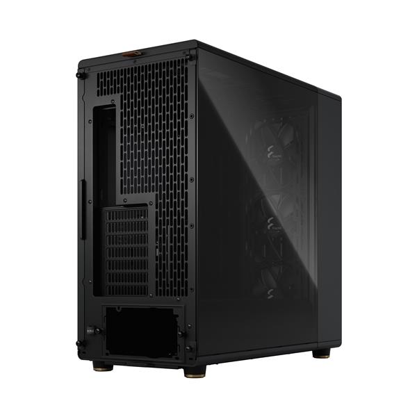 FRACTAL DESIGN North XL EATX ATX mATX Mid Tower PC Case - Charcoal Black Chassis with Walnut Front and Dark Tinted TG Side Panel