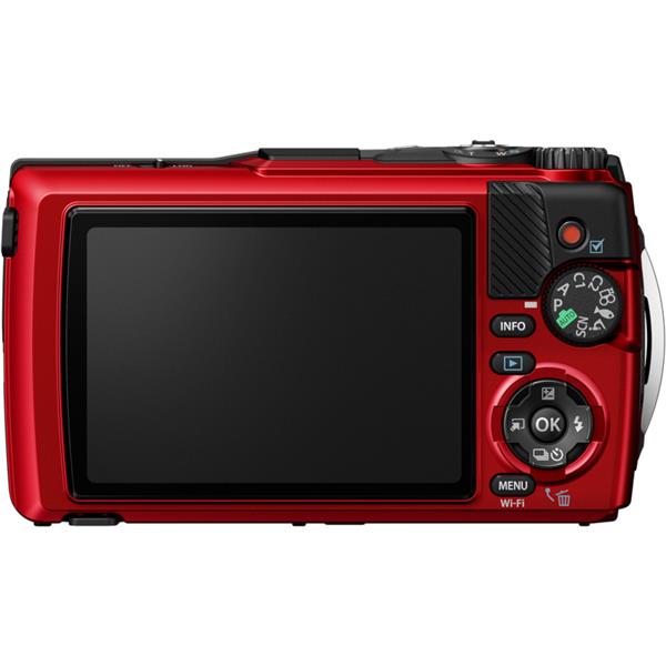 OM SYSTEM Tough TG-7 Rugged Compact Waterproof Camera (Red) | 4K30fps