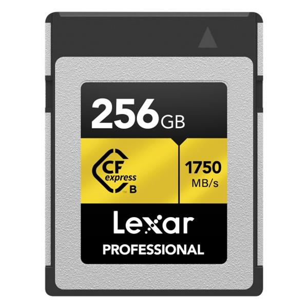 Lexar Professional 256GB CFexpress Type B Memory Card, Up to 1750MB/s Read, Raw 8K Video Recording (LCXEXPR256G-RNENG)