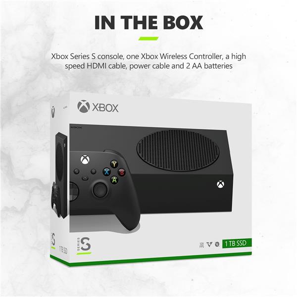 Microsoft Xbox Series S 1TB All-Digital Console - Black
