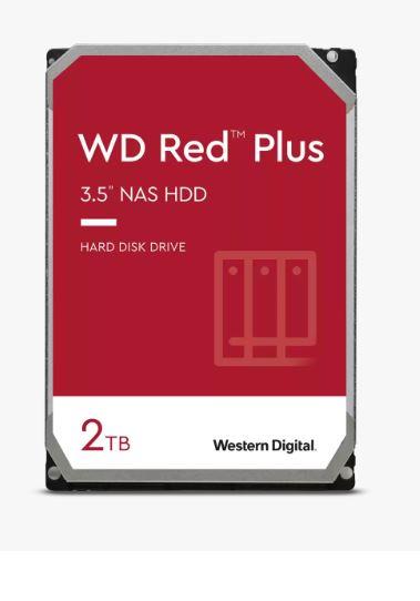 WD Red Plus  2TB NAS Hard Drive 3.5" SATA