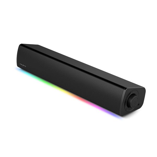 CREATIVE Sound Blaster GS3 Compact RGB Gaming SoundBar, Black(Open Box)