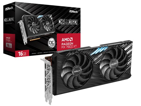 ASROCK Radeon RX 7800 XT Challenger 16GB OC(Open Box)