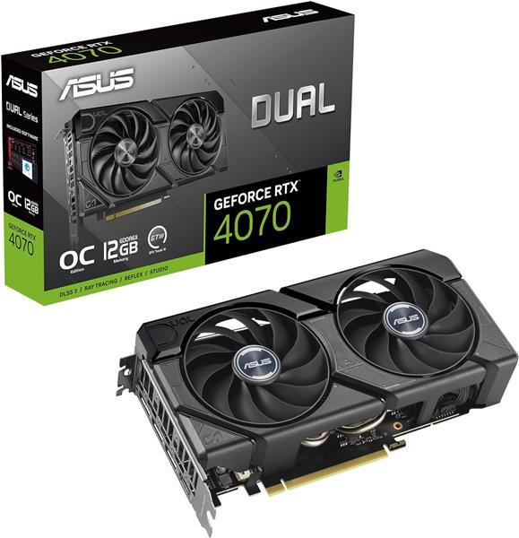 ASUS DUAL GeForce RTX 4070 EVO OC Edition 12GB(Open Box)