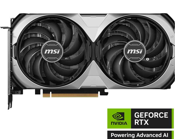 MSI GEFORCE RTX 4070 VENTUS 2X E1 12G OC, GDDR6 12GB