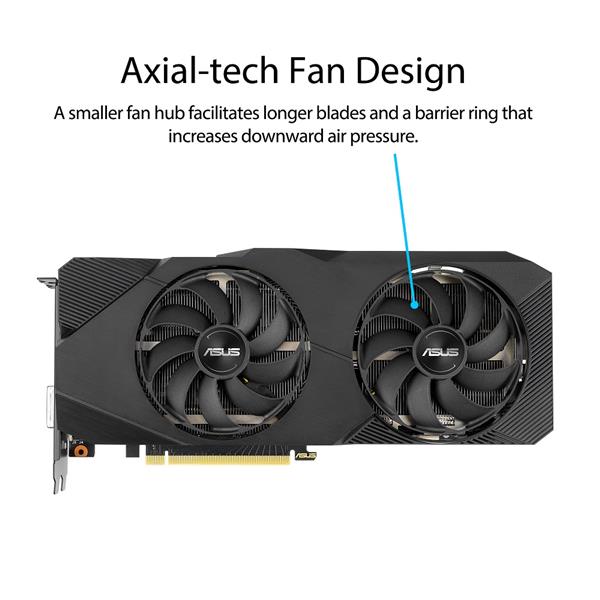 ASUS Dual GeForce RTX 2070 OC EVO V2 8GB(Open Box)