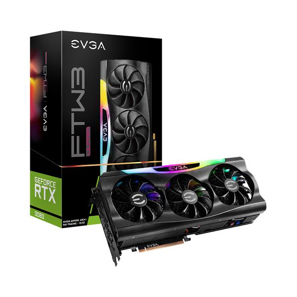 EVGA GeForce RTX 3080 FTW3 ULTRA GAMING, 10G-P5-3897-KL, LHR, 10GB