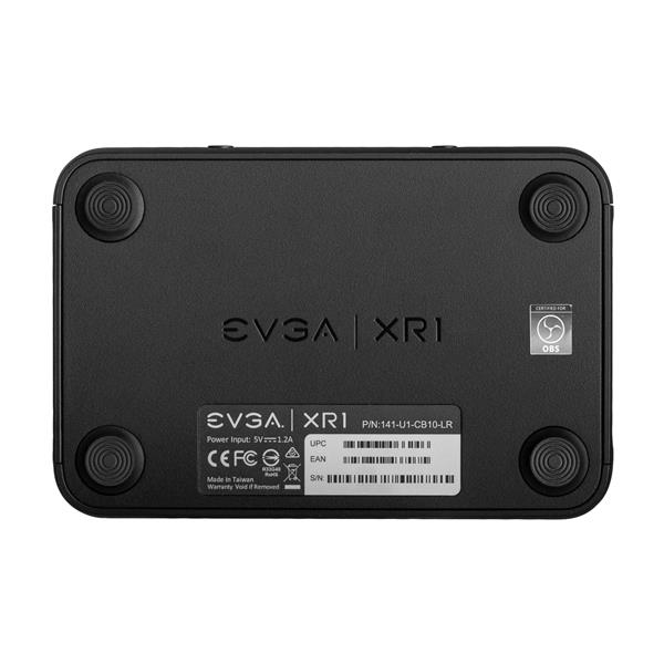 EVGA XR1 Capture Device, Certified for OBS, USB 3.0, 4K Pass Through,(Open Box)