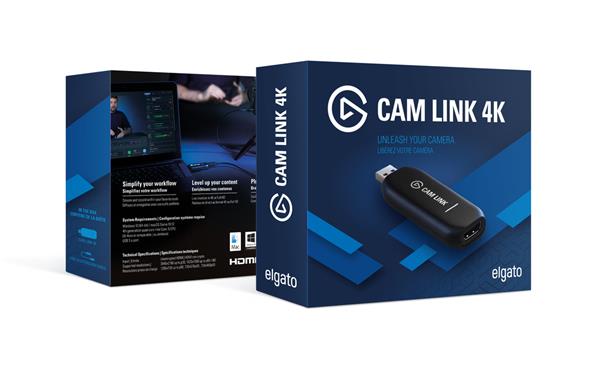 ELGATO Cam Link 4K, Unleash your camera (10GAM9901)(Open Box)