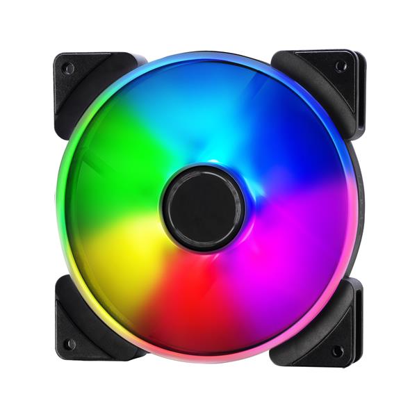 FRACTAL DESIGN Prisma AL-14 PWM 140mm Addressable RGB LED Long Life Sleeve Bearing Computer Case Fan 3-Pack