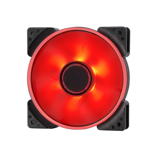 FRACTAL DESIGN Prisma SL-12 120mm Red LED Long Life Sleeve Bearing Computer Case Fan