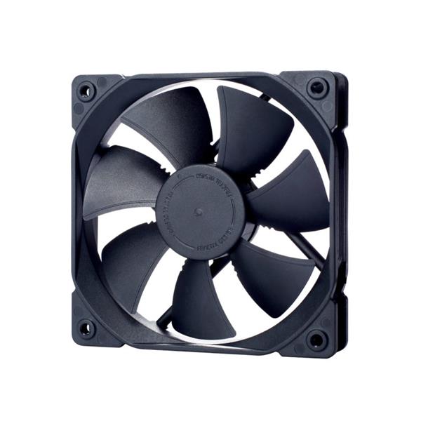 FRACTAL DESIGN Dynamic X2 PWM GP-12 120mm High Durability Long Life Sleeve Bearing Black Edition Radiator Optimized Computer Case Fan