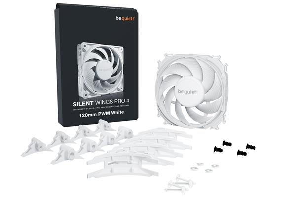 be quiet! Silent Wings Pro 4 120mm PWM, White