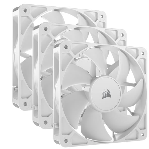 CORSAIR RS120 120mm PWM Fans Triple Pack – White