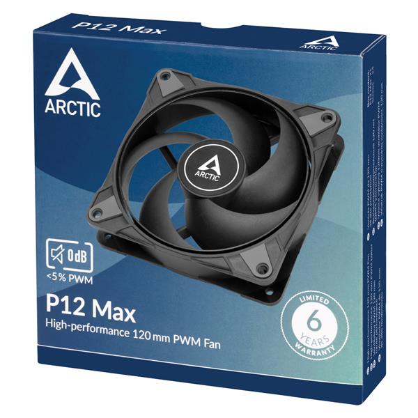 Arctic P12 MAX 120mm PWM Fan, 1 Pieces