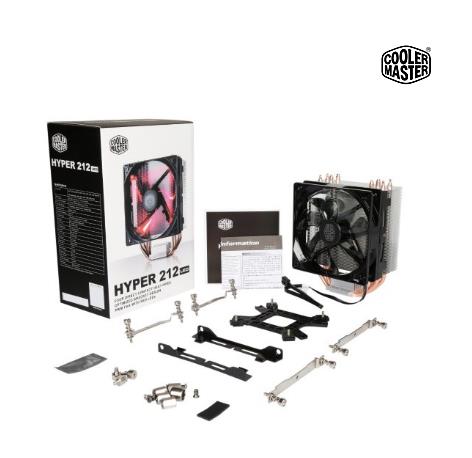 Cooler Master Hyper 212 LED CPU w/ 120mm PWM Red LED Fan | Canada Computers &