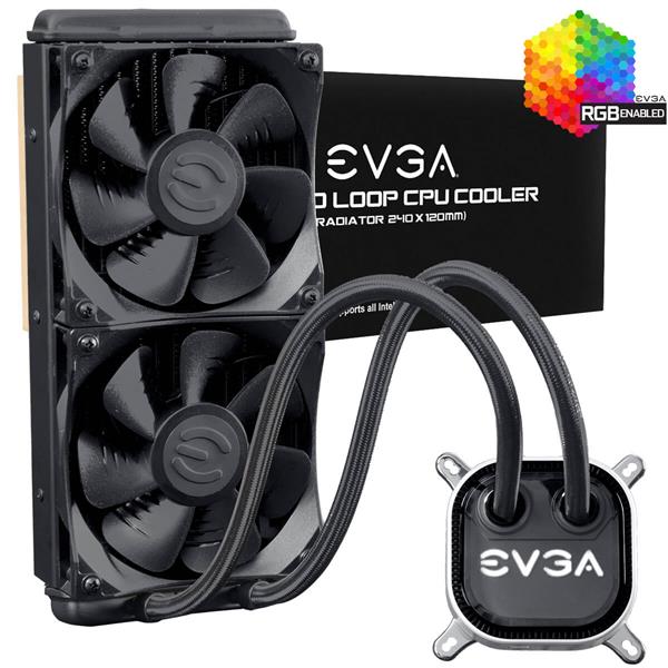 EVGA CLC 240mm All In One RGB LED CPU Liquid Cooler