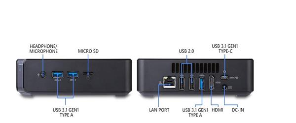 ASUS Chromebox 3 Mini (Refurbished), i7-8550U, 8GB, 128GB, Chrome OS(Open Box)