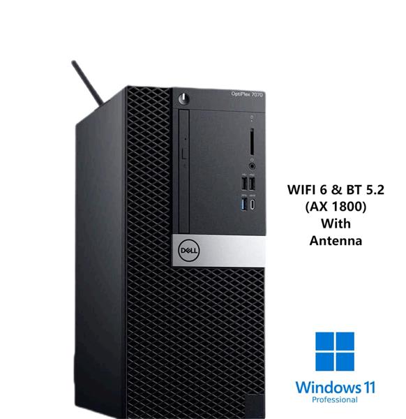 Dell OptiPlex 7070 Mini Tower, i5-9500, 32GB DDR4 RAM, 1TB SSD WIN11P